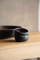 Rust Stoneware Pinch Bowl-Parc Decor