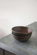 Rust Stoneware Soup Bowl-Parc Decor