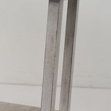 Rustic Wood Square Side Table with Shelf-Parc Decor