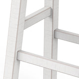 Set of 2 Farmhouse Solid Wood Bar Stools - Backless Saddle Seat Counter Height Chairs for Kitchen Island, Breakfast Nook & Home Office-Parc Decor