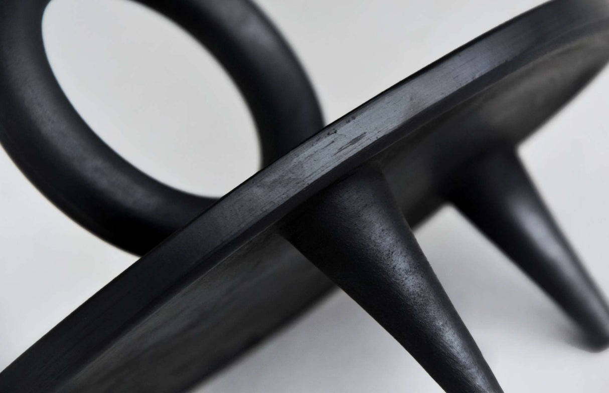 Small Serving Pedestal Platter Guculia. Shadow-Parc Decor