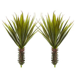 Spiky Agave Succulent Plant (Set of 2)-Parc Decor