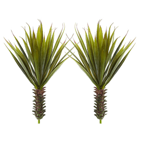Spiky Agave Succulent Plant (Set of 2)-Parc Decor