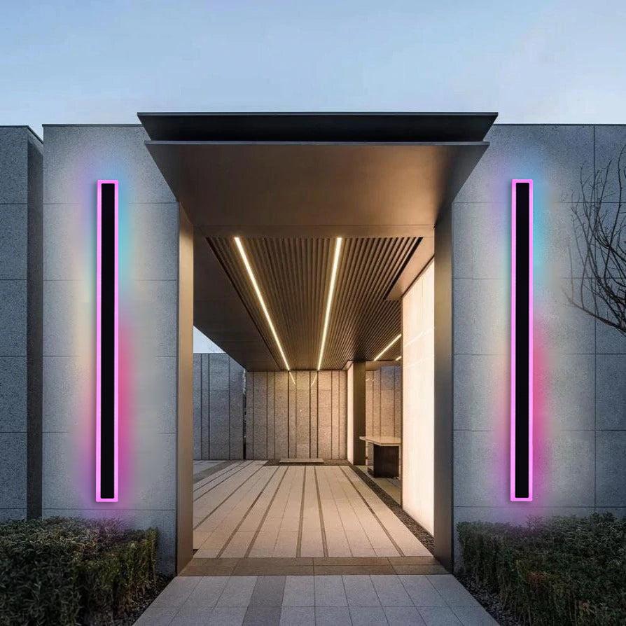 Spire Outdoor Wall Light (RGB Version)-Parc Decor