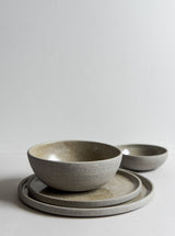 Stoneware Dinner Plates "Concrete"-Parc Decor
