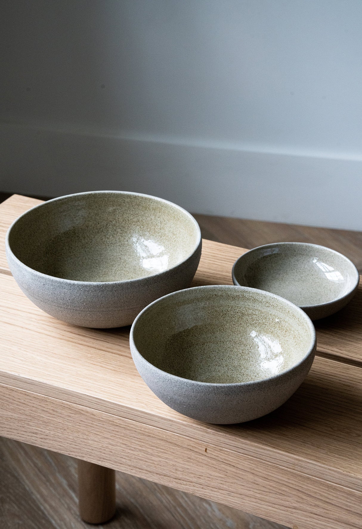 Stoneware Everyday Bowl "Concrete"-Parc Decor