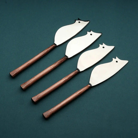 Sundance Ratoncito Cheese Spreader/Knife 4 Pc. Set-Parc Decor