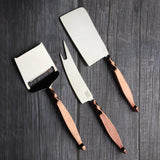 TWISTED URBAN CHEESE KNIFE 3 PC. SET-Parc Decor