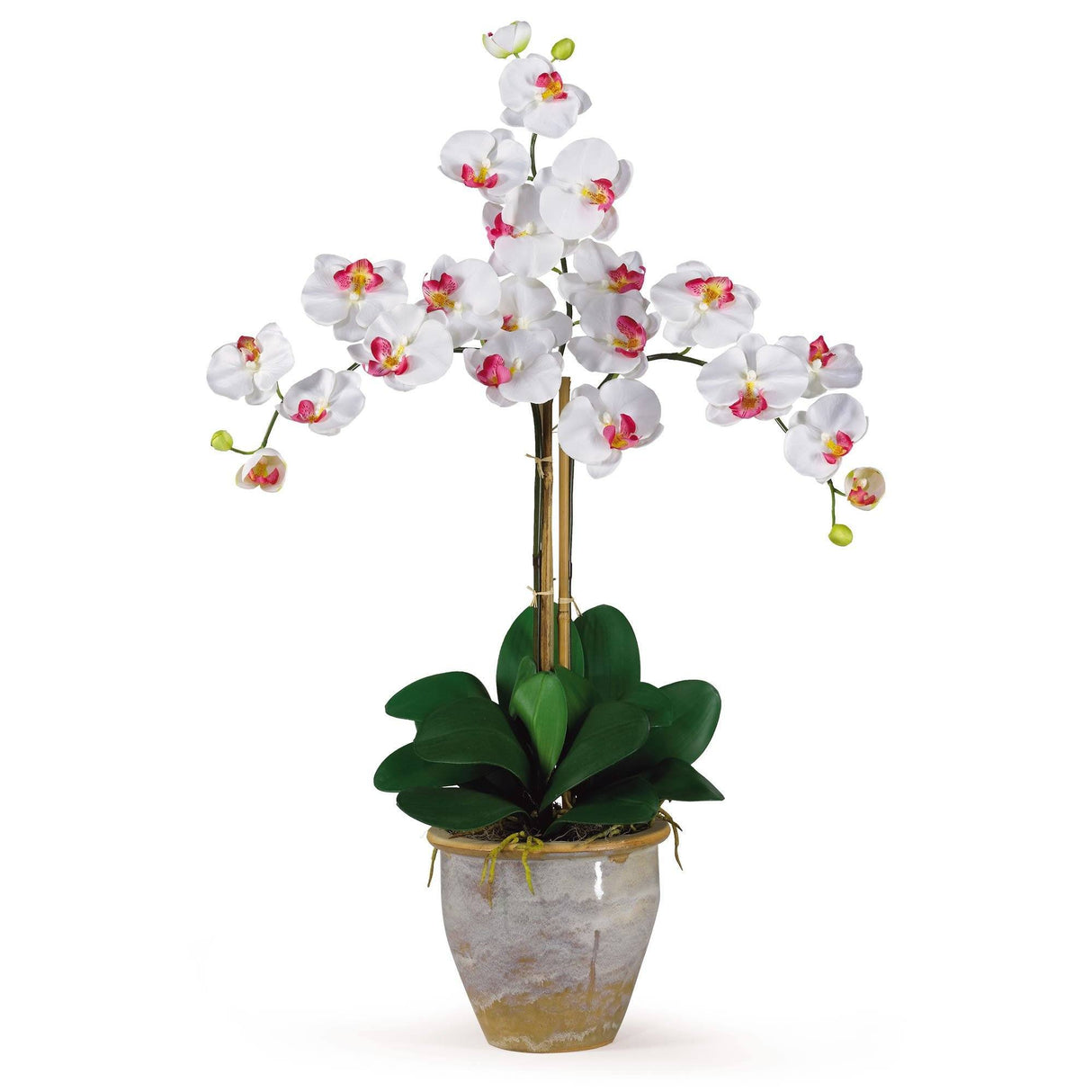 Triple Stem Phalaenopsis Silk Orchid Arrangement-Parc Decor