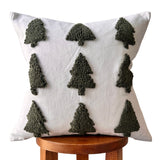 Tufted Christmas Tree Pillow Cover-Parc Decor