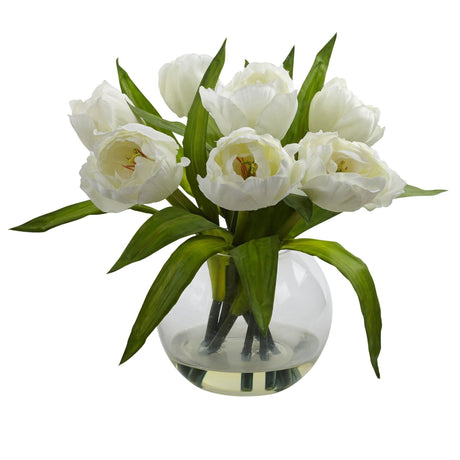 Tulips Arrangement w/Vase-Parc Decor