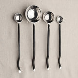 Twig Black Measuring Spoons Set-Parc Decor