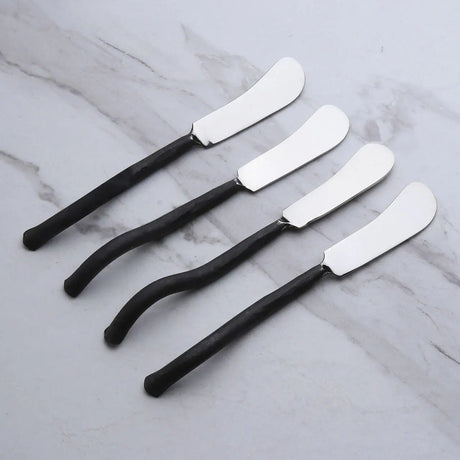 Twig Butter Knives/Cheese Spreader 4 Pc. Set-Parc Decor
