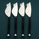 Twig Ratoncito Cheese Spreader/Knife 4 Pc. Set-Parc Decor
