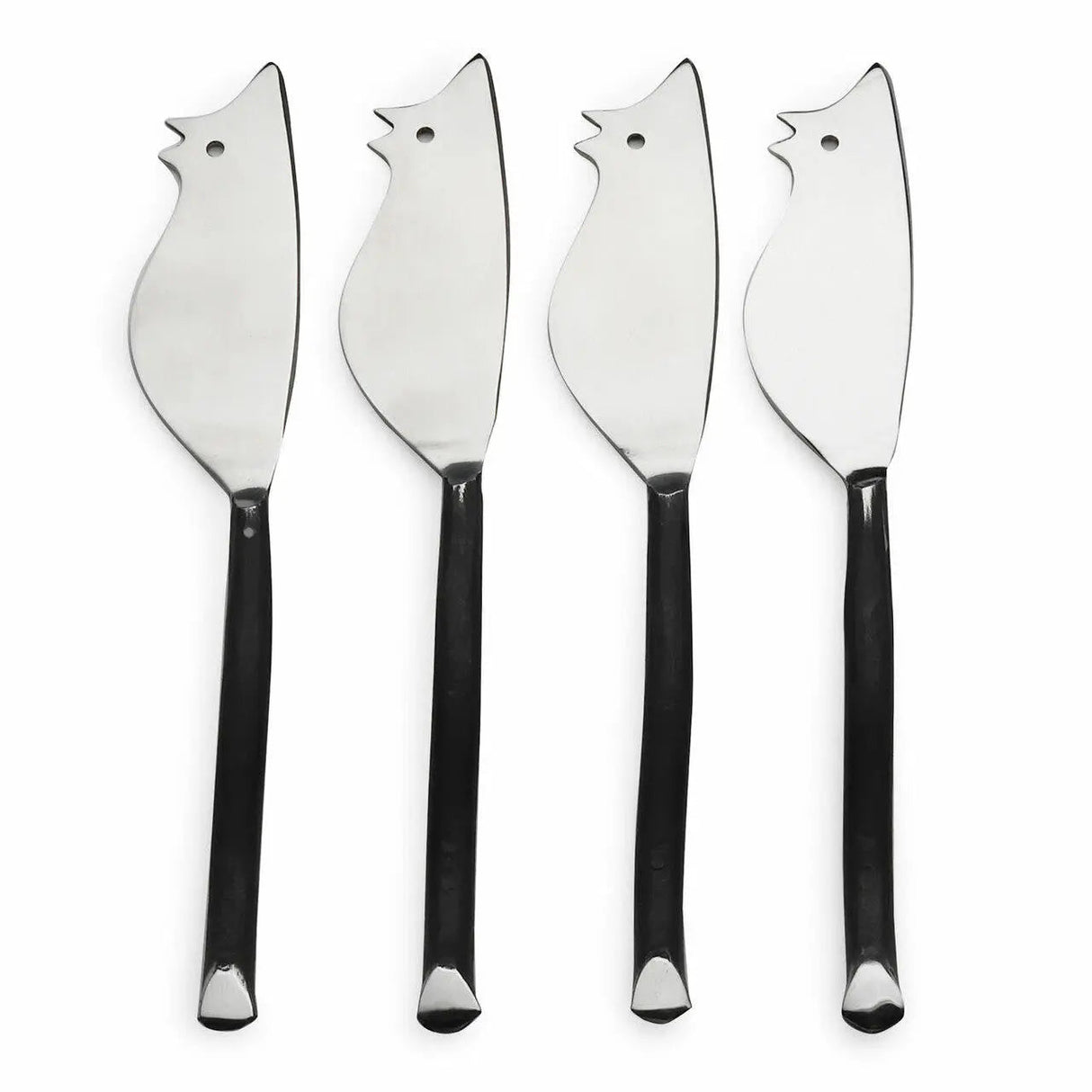 Twig Ratoncito Cheese Spreader/Knife 4 Pc. Set-Parc Decor