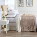 Velvet Plush Sherpa Luxury Bed Blanket - Kinsley Collection-Parc Decor