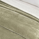 Velvet Plush Sherpa Luxury Bed Blanket - Kinsley Collection-Parc Decor