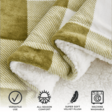 Velvet Plush Sherpa Luxury Bed Blanket - Kinsley Collection-Parc Decor