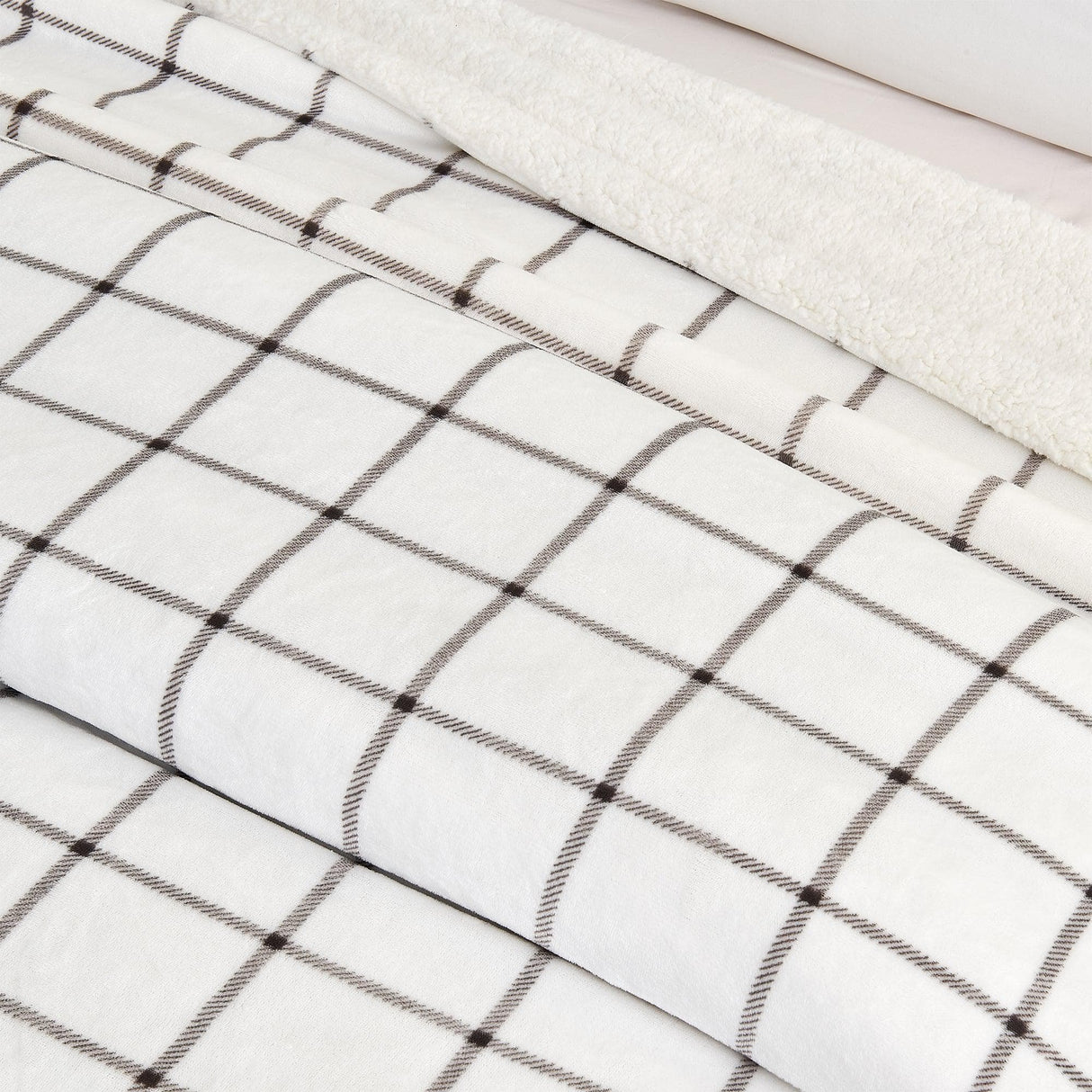 Velvet Plush Sherpa Luxury Bed Blanket - Kinsley Collection-Parc Decor