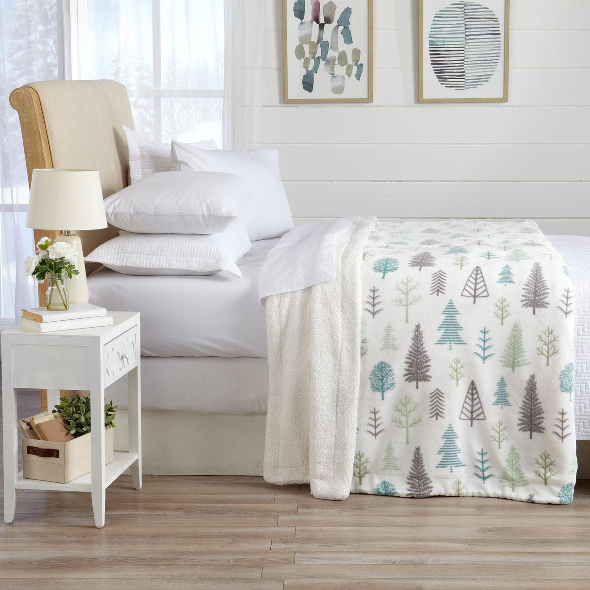 Velvet Plush Sherpa Luxury Bed Blanket - Kinsley Collection-Parc Decor