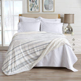 Velvet Plush Sherpa Luxury Bed Blanket - Kinsley Collection-Parc Decor