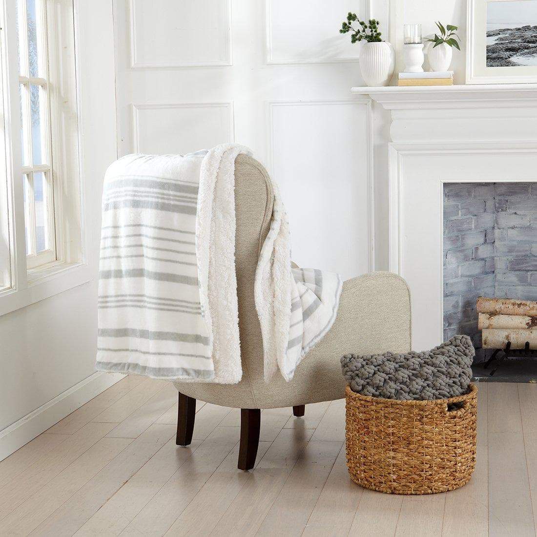 Velvet Plush Sherpa Luxury Bed Blanket - Kinsley Collection-Parc Decor