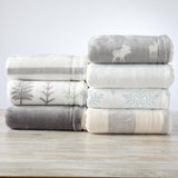 Velvet Plush Sherpa Luxury Bed Blanket - Kinsley Collection-Parc Decor