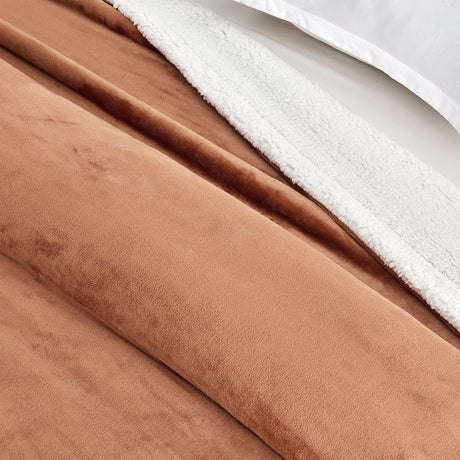 Velvet Plush Sherpa Luxury Bed Blanket - Kinsley Collection