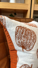 White Pumpkin Pillow Cover-Parc Decor