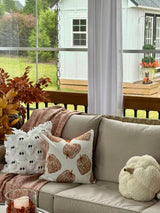 White Pumpkin Pillow Cover-Parc Decor