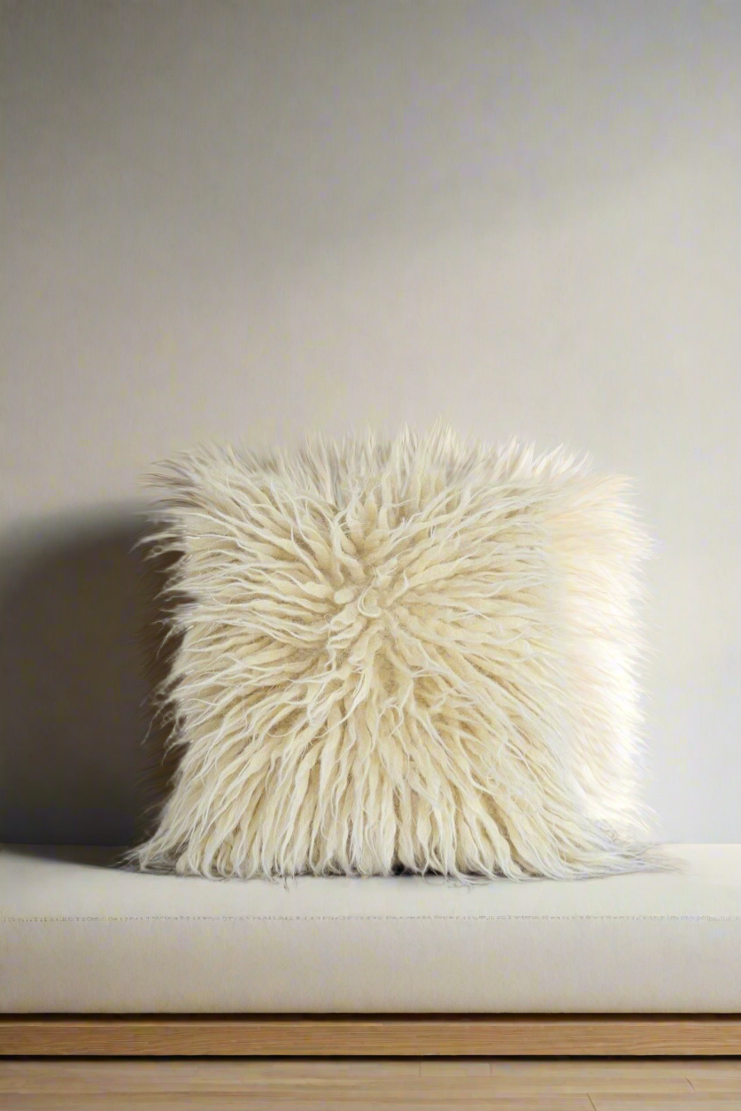 Wool Pillow "Stones"-Parc Decor