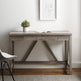 A-Frame Rustic Desk Console Table-Home Office-Parc Decor
