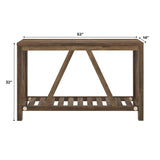 A-Frame Rustic Entry Table