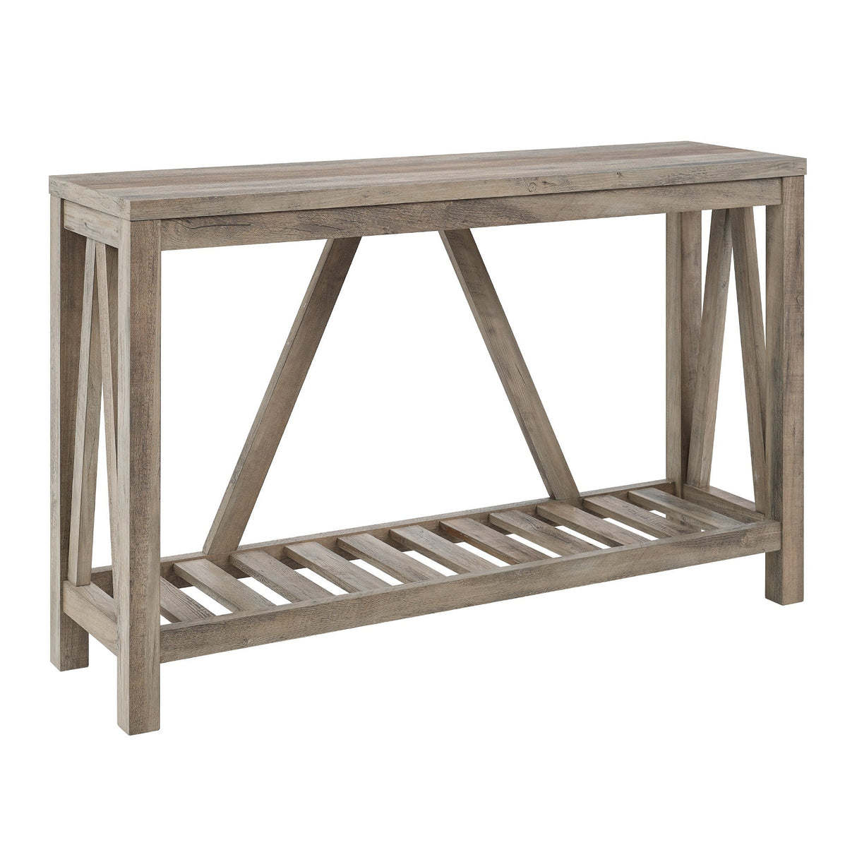 A-Frame Rustic Entry Table-Occasional-Parc Decor