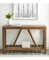A-Frame Rustic Entry Table-Occasional-Parc Decor