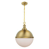 Aaron 12" 2-Light Gold Dimmable Island Pendant Light