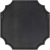 Abangay Gold Contemporary Wood Frame Mirror-Mirrors-Parc Decor