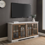 Abigail 58" Farmhouse 4 Door TV Stand-Entertainment-Parc Decor