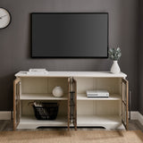 Abigail 58" Farmhouse 4 Door TV Stand-Entertainment-Parc Decor