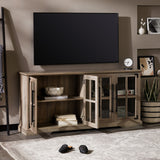Abigail 58" Farmhouse 4 Door TV Stand-Entertainment-Parc Decor
