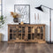 Abigail 58" Farmhouse 4 Door TV Stand-Entertainment-Parc Decor