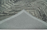 Abstract Modern Hand Tufted 2x3, 3x5, 5x8, 6x9, 8x10 and 9x12 Woolen Beige, Silver and Gray Area Rug | MIR3