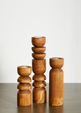 Abstract Wooden Tealight Totem Candle Holder-Décor-Parc Decor