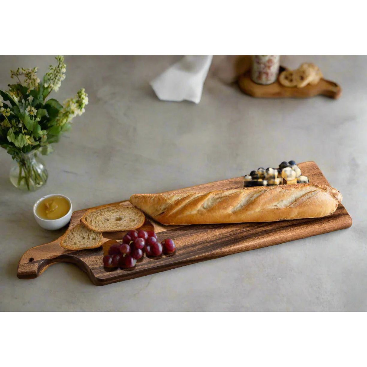 Acacia Wood Cutting / Charcuterie Board - Long