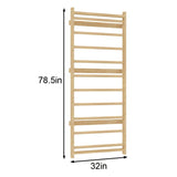 Add-On Ladder Wall Panel for 79" Modular Walnut