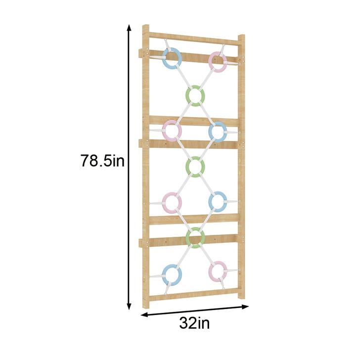 Add-On Ring Wall Panel for 79" Modular Walnut