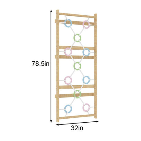 Add-On Ring Wall Panel for 79" Modular Walnut
