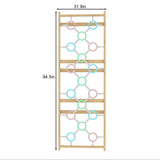 Add-On Ring Wall Panel for 95" Modular Walnut