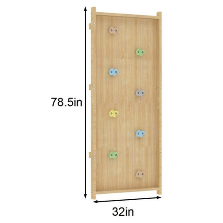 Add-On Rock Wall Panel for 79" Modular Walnut