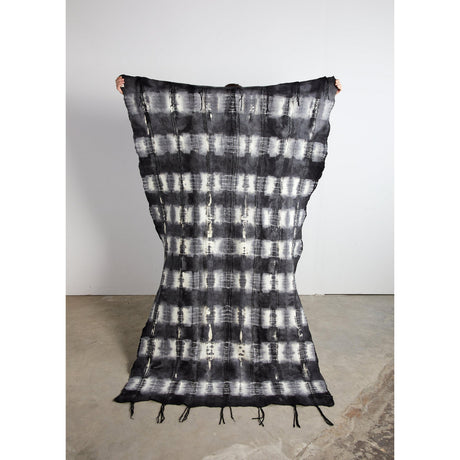 Adire Tye-Dye Lightweight Wool Throw Blanket